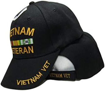 AES vijetnamski veteran crna i žuta bejzbol kapa kapa