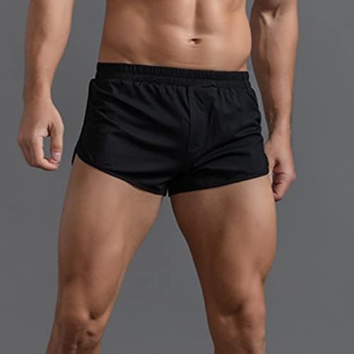 2023 Nova muška ljetna puna boja pamučne hlače elastična traka labava brzo suhi casual sportski trčanje ravne kratke hlače na plažu