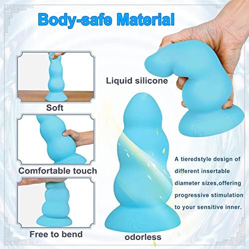 Tarissov silikonski dildo analni utikač s jakom čašicom za usisavanje za ručno pušač za reprodukciju za žene unaprijed igrač g-točka