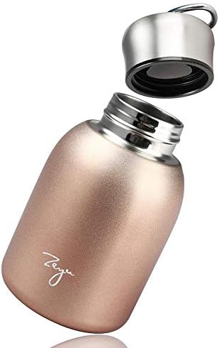 Mini boce za vodu, 9 OZ vakuum termo boca sa nepropuštenom tikvicom od nehrđajućeg voda za kavu vruće i hladno piće, prenosivi sport