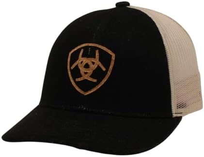 ARIAT Muška Crna traper kapa sa Snapback štitom