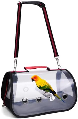 Prijenosni nosač ptica, Pilter Travel Cage, Papagaj prijenosni prozračni nosač ptica putnička torba