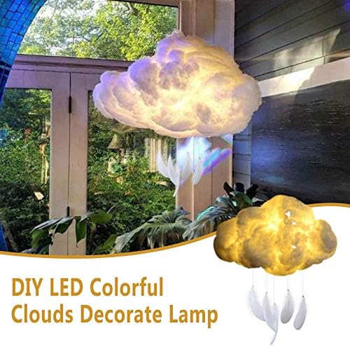 VEFSU ručna handmade30ml lampa lagana oblaka DIY dječji noćni oblak bijeli LED kreativni prije božićne robe umjetnosti i zanati
