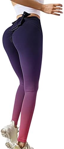Gradient Tie-Dye Yoga Workout helanke za žene Tajice visokog struka Ultra meke brušene elastične udobne atletske sportske hlače