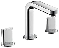 Hansgrohe Metris S Moderni mal protok Spremanje vode 2-ručka 3 6-inčna slavina za sudop u kupaonici u Chromeu, 31063001