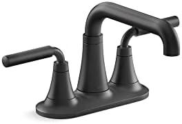 Kohler 27414-4n-BL tone Center Set slavina za umivaonik u kupaonici, mat crna