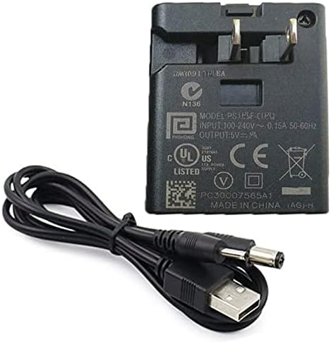 Upbright 5V AC / DC adapter USB razdjelnik Cord Cand Cand Compatibilan sa Obedogom ultra 1100 yds ovratnik za pse za kućne ljubimce Električni udarni predajnik prijemnik DB Degbit DEG-bit P16 PRO punjač