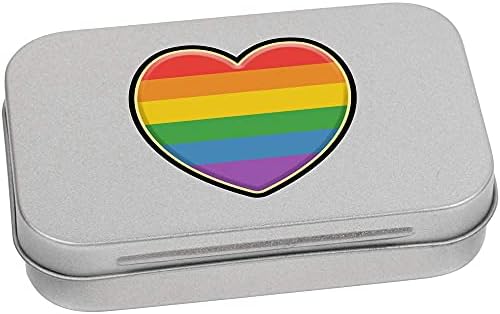 Azeeda 95mm 'Rainbow Heart' Metal sa šarkama / kutija za odlaganje