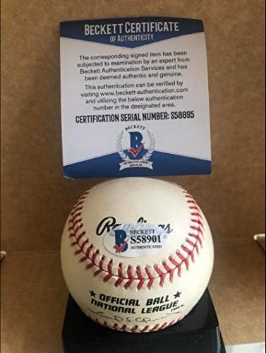 George Lombard Pirates / Dodgers potpisali su autografiju N.L. Bejzbol Beckett S58895