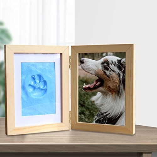 Xdash okviri za slike za stoni komplet za štampanje od Memorijalne gline za pse za uspomenu na otisak ili otisak stopala ljubitelja kućnih ljubimaca