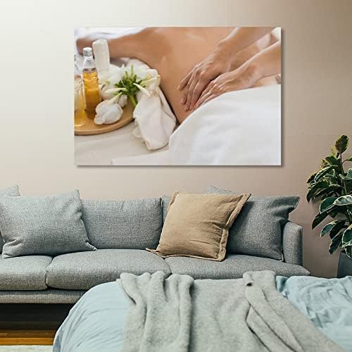 Kozmetički Salon Poster Beauty Body masaža cijelog tijela SPA Poster platno slikarstvo posteri i grafike zidne umjetničke slike za dnevni boravak dekor spavaće sobe 24x36inch