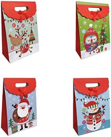 Hemotonske torbe 20pcs kutije za bombonski bomboni papir Božićni i tretman Box Xmas Goodie torbe Cookie kutija za Xmas Holiday New Year Party Favority Pline