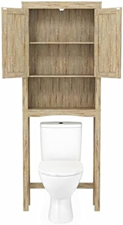BKDFD Drveni nosač toaletni ormar Organizator Organizator kuhinje Skladišni nosač kupaonica-uštedu police čistim finišom