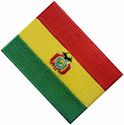 BOLIVIA Flag zastepeni patch bolivijski glačalo na šivanju na nacionalnom amblemu