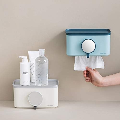 Liruxun Nordic ABS tkivo kutija sa držačem za papir Zidni nosač za pohranu Kuhinja Kuhinja Kuhinja Pribor za ukrašavanje kupaonice