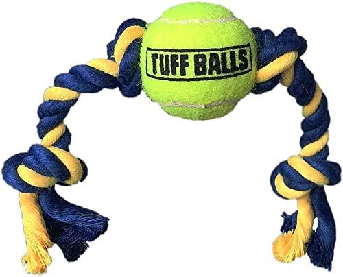 Kućni ljubimci kuglice kuglica kuglica, 14 inča, pletenice sa kuglicama za pse-sigurne teniske loptice