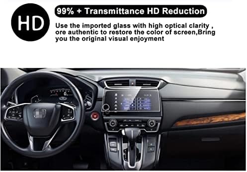 Satis zaštitnik ekrana kompatibilan sa Honda CRV,2017-2022 Honda CRV,9h tvrdoća,Visoka definicija, zaštita Honda 7 Car Center ekrana osetljivog na dodir