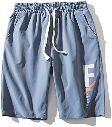 Miashui 13 Kućni šorc muškarci labave ravne pantalone letnje štampane boje za trčanje sportske čvrste vezice za planinarenje muškarci
