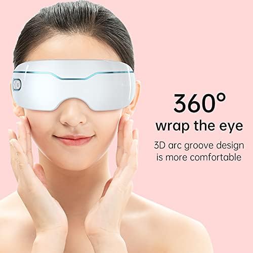 Raewstco Smart Eye Massager Parna maska ​​za oči Konstantna temperatura Vruća komprimira 360 stepeni Prikladno oko očiju Smanjite