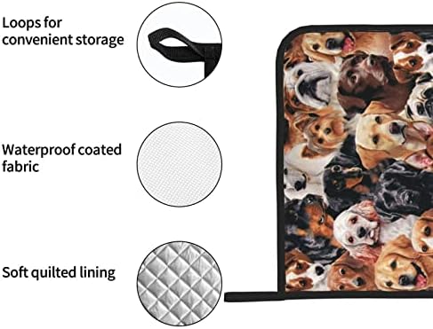Mnogi psi kvadratni izolirani pan jastučić-8x8 inča debela, topla otporna izolacija.