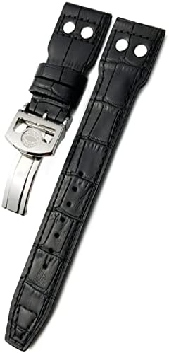 Eksil 20mm 21mm 22mm Rivet Calfskin Watch Band Fit za IWC Gledaj Veliki IW5009 Spitfire IW3777 Le Petit Prince Mark remen
