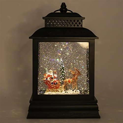 FBVCDX Holiday Water Lanternes Roditetiv u savelizirani vodeni fenjer Božićna vodena globusa LED svjetlo Santa