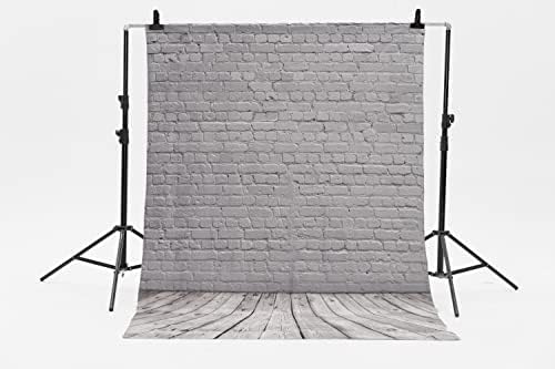 Harfirbe 5X7ft siva cigla zid fotografija pozadina drvena pozadina deca Photo Backdrop Photoshoot