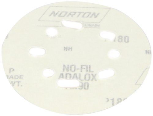 Norton 07660704058 Kuka i sand univerzalni abrazivni disk sa pričvršćivanjem kuke i petlje, podlogu papira, aluminijum oksid, 5 i