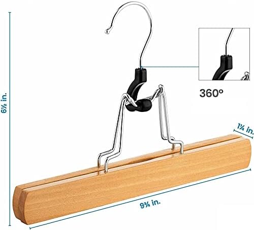 Sensaitin Hlače vješalice, 10 pakovanja hlače vješalice hlače kaput nosač odjeće stalak za stalak za stalak organa organa spavaća