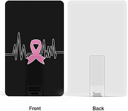 Rak dojke Pink Ribbon Heartbeat Drive USB 2.0 32G i 64G Prijenosna memorijska kartica za PC / laptop