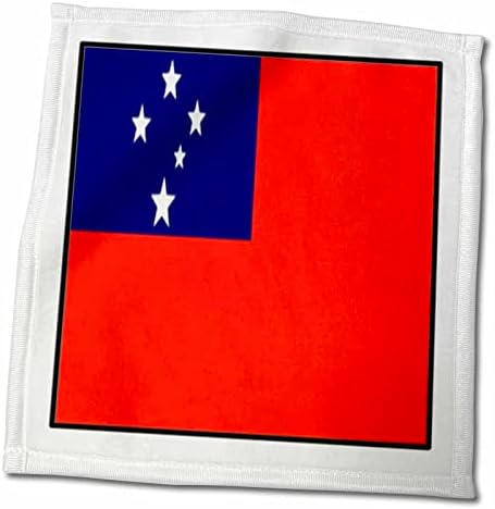 3Droza Gumbi za svjetske zastave Florene - Fotografija za zastavu Samoa - Ručnici