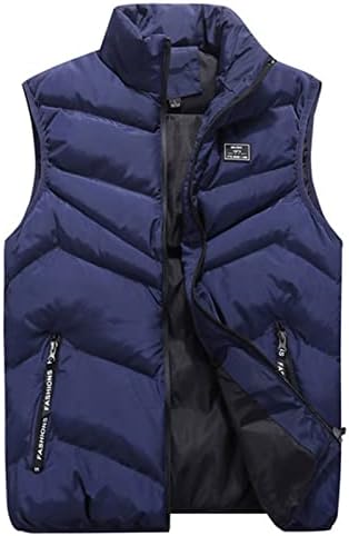 UOFOCO muški puffer vest topla vanjska prevelika jakna za bez rukava za zimsko planinarenje