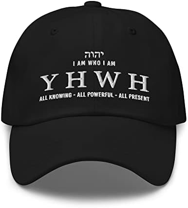 Jeshua Hebrejsko vlasništvo Yahweh Messianic Christian Emneidered kape za kapu