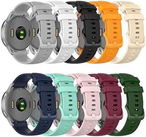 Iotup 20 mm narukvica za ručni zglob za Ticwatch e za Garmin Venu za Forerunner 645 Silikon Smartwatch Watch trake