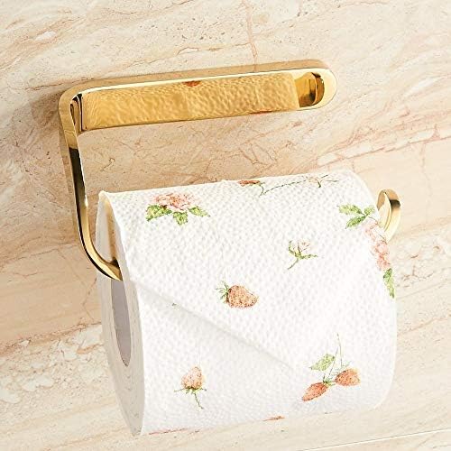 Koaius toaletni držač za papir Gold toaletni papir za papir kupaonica Držač papira za papir za papir Kupatilo Pribor za kupaonicu Jednostavni nosač dizajna