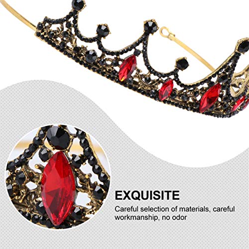 Lurose Baroque Queen Crowns vještački dijamant vjenčane krune i tijare Kristalna princeza kruna traka za glavu za maturu rođendan