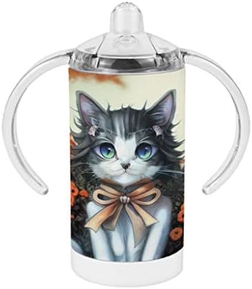 Fantazija Mačka Crtanje Sippy Cup-Slatka Beba Sippy Cup-Crtić Sippy Cup