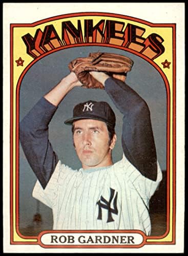 1972 TOPPS # 22 Rob Gardner New York Yankees Ex / Mt Yankees