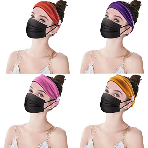 CellElection 8 paketa ženske trake za glavu bez klizanja držač maske za medicinske sestre trake za glavu elastični sportovi na otvorenom trake za kosu Headwraps Hair Accessories za djevojčice žene