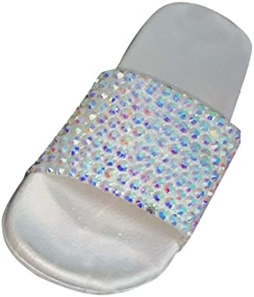 Žene Bling sandale Modni luk Podrška plastične cipele Dame papuče za dijamantne dijamantske klinove