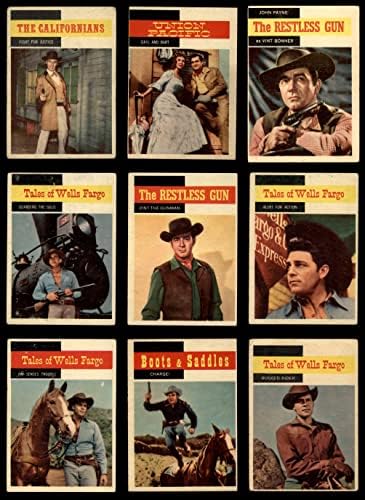 1958. TOPPS TV Westerns kompletan set GD +