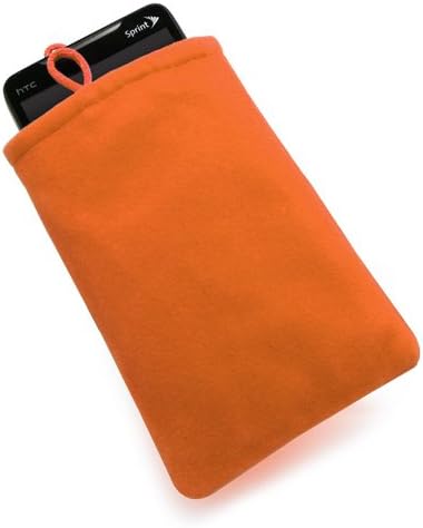 Boxwave Case kompatibilan sa Sony Xperia Z3 - baršunastom torbicom, meka velur tkanine torba s crtežom za Sony Xperia Z3 - Bold Orange