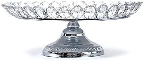 Allgala Set od 3 komada kristalno pozlaćen sir Desert Cupcake stalak za tortu sa ogledalom-zlatni pravougaonik-HD89203