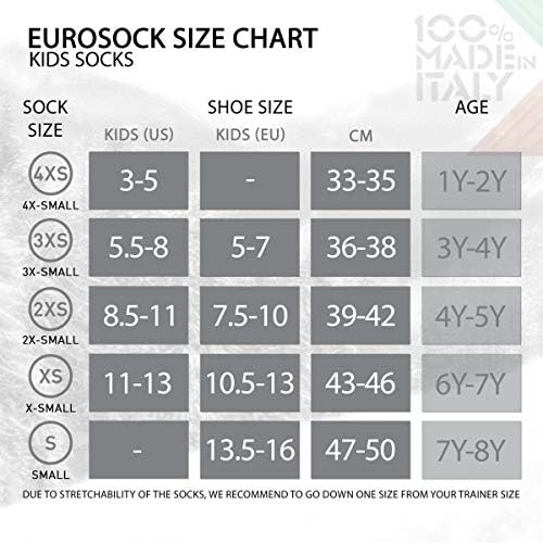 Eurosock Junior Silver Ski Light OTC ski Socks-3111j