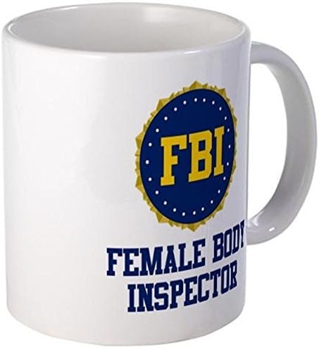 11 unca šolja - FBI žensko tijelo inspektor šolja-s bijelo