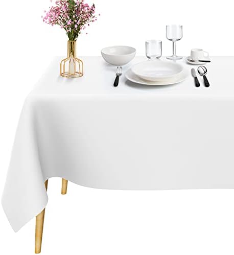 Bomeon stolna krpa, stol za stol za pravokutnik, plastična stolna krpa, stolnjak za jednokratnu upotrebu, plastične stolne krpe za
