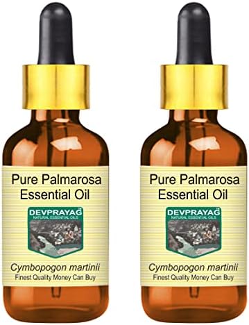 Devprayag Pure Palmarosa Esencijalno ulje sa staklenim parom destiliranim 100ml x 2