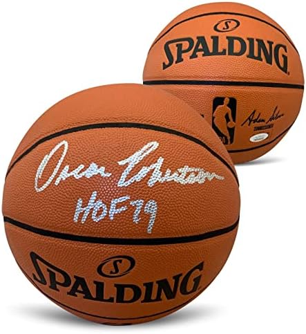 Oscar Robertson autografirao NBA pune veličine potpisana košarkaška dvorana slavnih HOF JSA - autogramirane košarkama