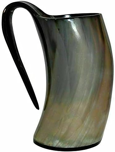 Medietjenovicrafts Vintage Viking Horn krig pivo Tankerd 20-24 oz Pev