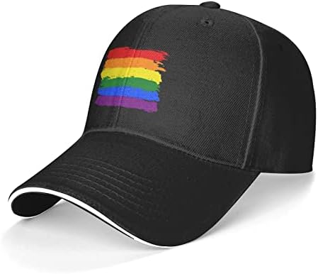 Gay Pride Rainbow Visor Šešir Za Sunce Ravna Bejzbol Kapa Podesiva Kapa Uniseks Šeširi